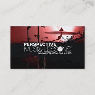 Cartes de visite de magasin/batteur de musique
