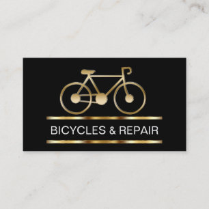 Cartes de visite de magasin de bicyclette