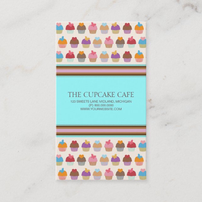 Cartes de visite de magasin ou de boulangerie de (Devant)