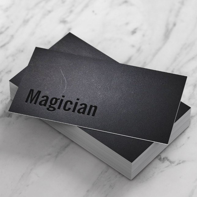 Cartes de visite de magicien professionnel (Créateur téléchargé)
