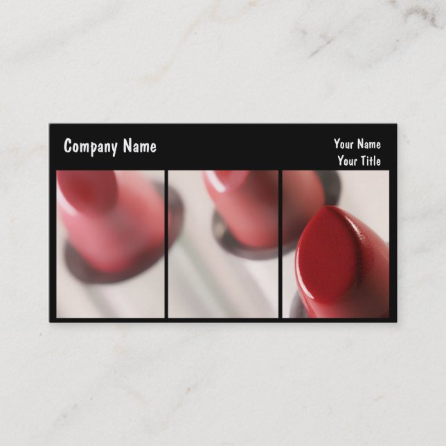 Cartes de visite de maquillage (Devant)