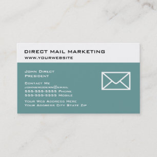 Cartes de visite de marketing direct par courrier