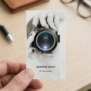 Cartes de visite de matériel de photographie moder