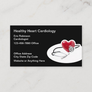 Cartes de visite de médecine Médicale en cardiolog