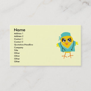 Cartes de visite de médecins Chick - docteur