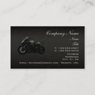 Cartes de visite de moto