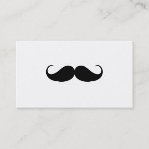 Cartes de visite de moustache
