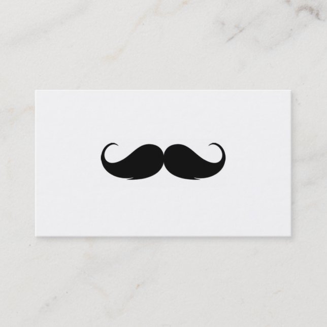 Cartes de visite de moustache (Devant)