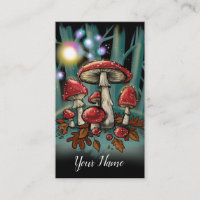 Cartes de visite de mushrooms~ de champignon