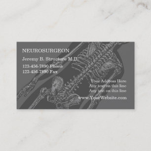 Cartes de visite de neurochirurgien