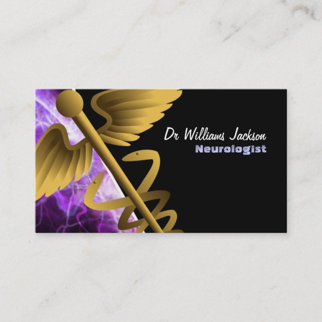 Cartes de visite de neurologue (Devant)