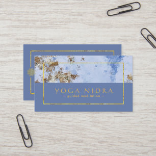 Cartes de visite de Nidra de yoga