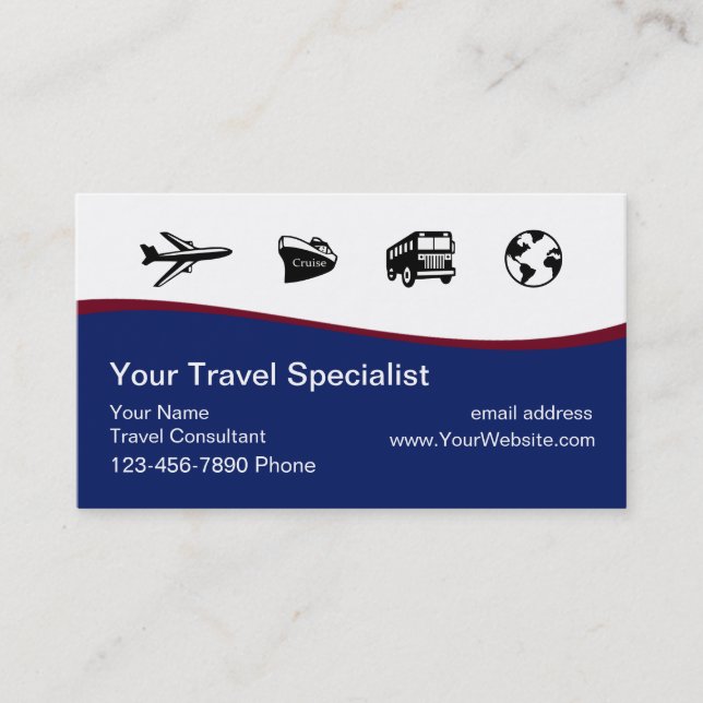 Cartes de visite de nos consultants en voyages mod (Devant)