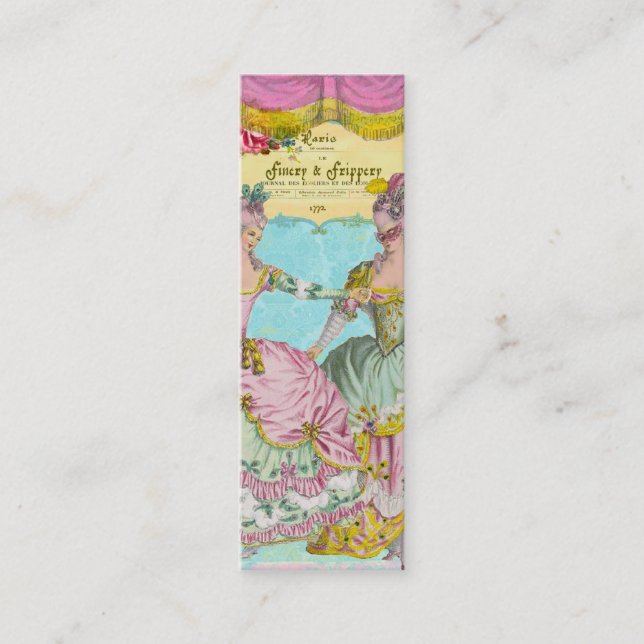 Cartes de visite de parure et de colifichets (Devant)