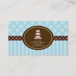 Cartes de visite de pâtisserie ou de boulangerie
