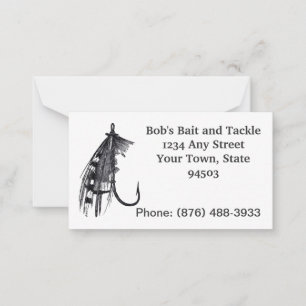 Cartes de visite de pêche