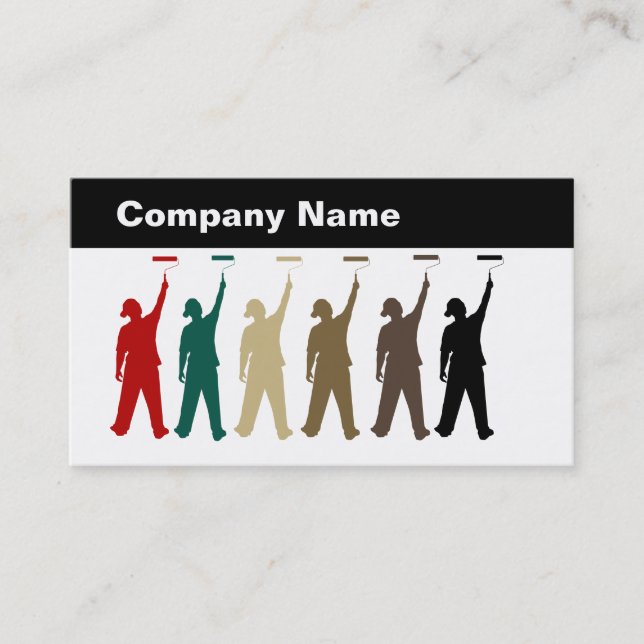 Cartes de visite de peintre (Devant)