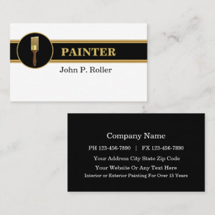 Cartes de visite de peintre