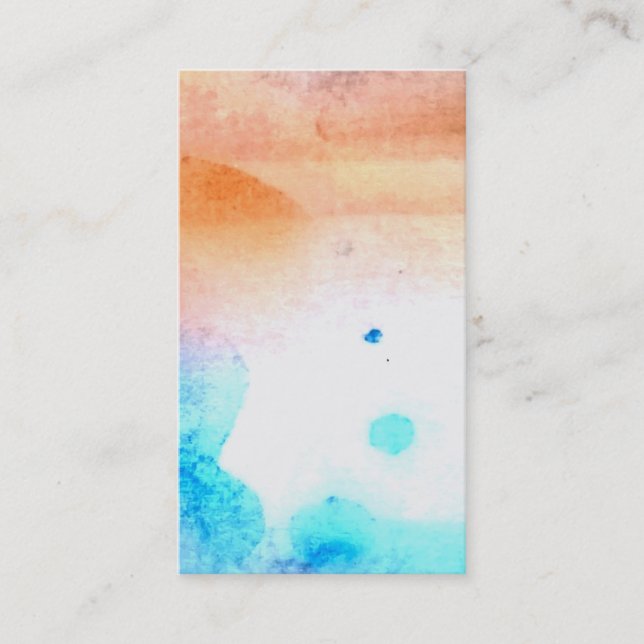 Cartes de visite de peinture d'art de Reiki de (Devant)