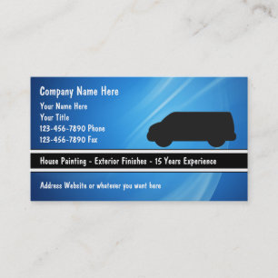 Cartes de visite de peinture de Chambre