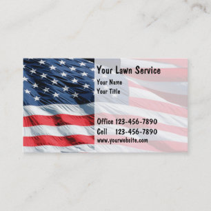 Cartes de visite de pelouse