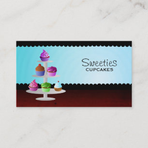 Cartes de visite de petit gâteau