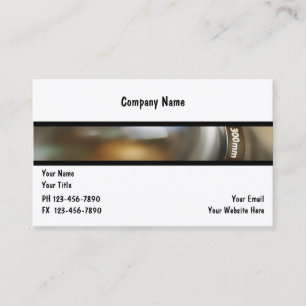 Cartes de visite de photographe