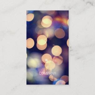 Cartes de visite de photographie de Bokeh