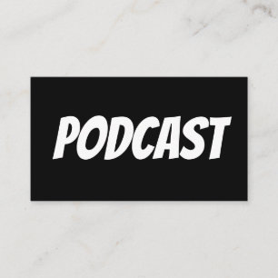Cartes de visite de PODCAST