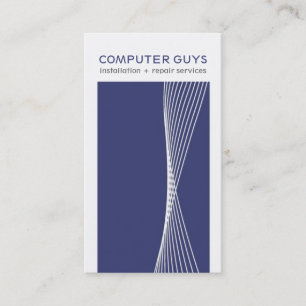 Cartes de visite de pointe modernes