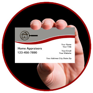 Cartes de visite de priseur d'immobiliers