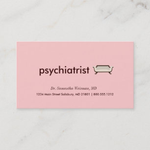 Cartes de visite de psychiatre