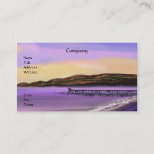 Cartes de visite de Purple Sunrise Beach