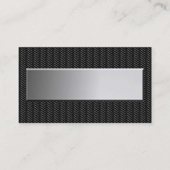Cartes de visite de regard en métal (Devant)