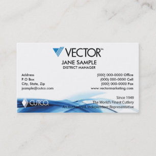 Cartes de visite de représentant et de directeur