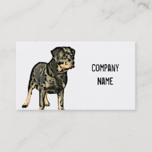 Cartes de visite de rottweiler