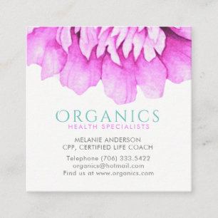 Cartes de visite de santé et de santé