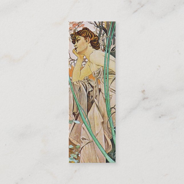 Cartes de visite de signet de rêverie de Nouveau (Devant)