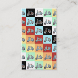 Cartes de visite de signet de scooters