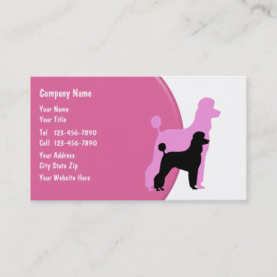 Cartes de visite de soin des animaux familiers