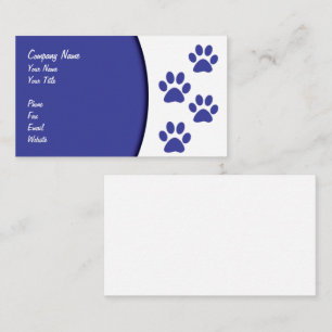 Cartes de visite de soin des animaux familiers
