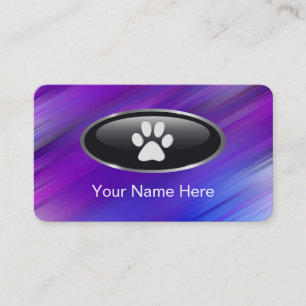 Cartes de visite de soin des animaux familiers