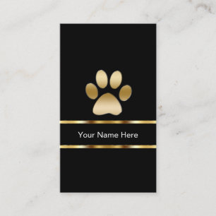 Cartes de visite de soin des animaux familiers