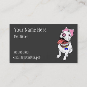 Cartes de visite de soin des animaux familiers de