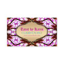 Cartes de visite de Tarot de déesse Visionnaire Ro