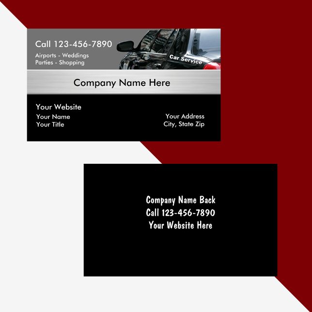 Cartes de visite de taxi (Créateur téléchargé)