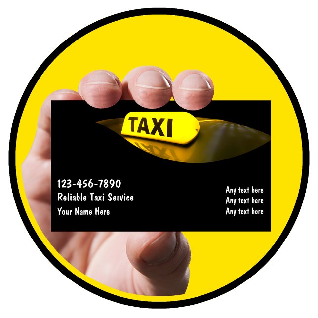 Cartes de visite de taxi (Créateur téléchargé)
