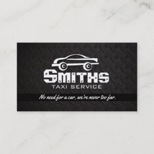 Cartes de visite de taxi de conducteur