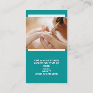 Cartes de visite de technicien de clou