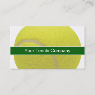 Cartes de visite de tennis
